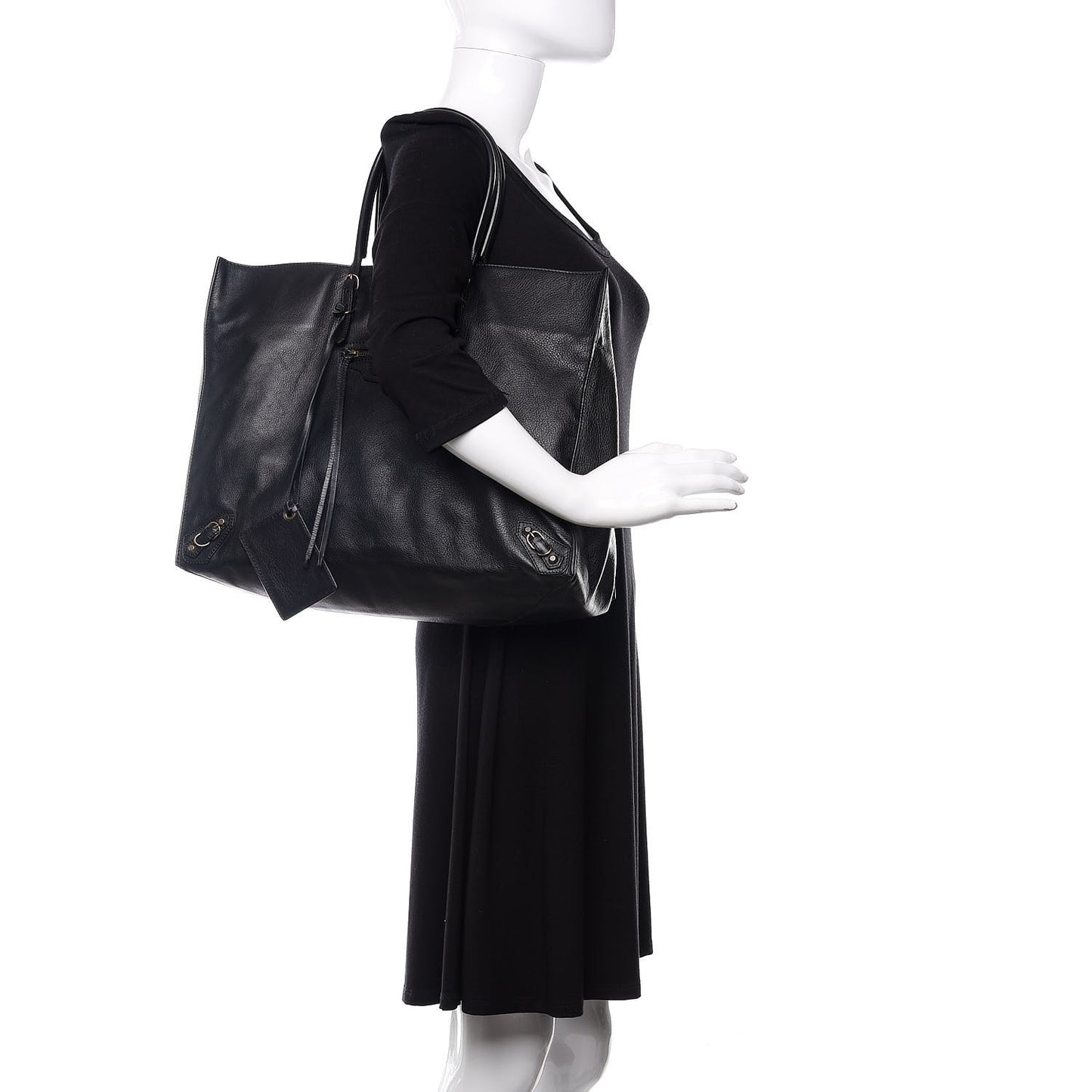 Veau Papier A4 Tote Black
