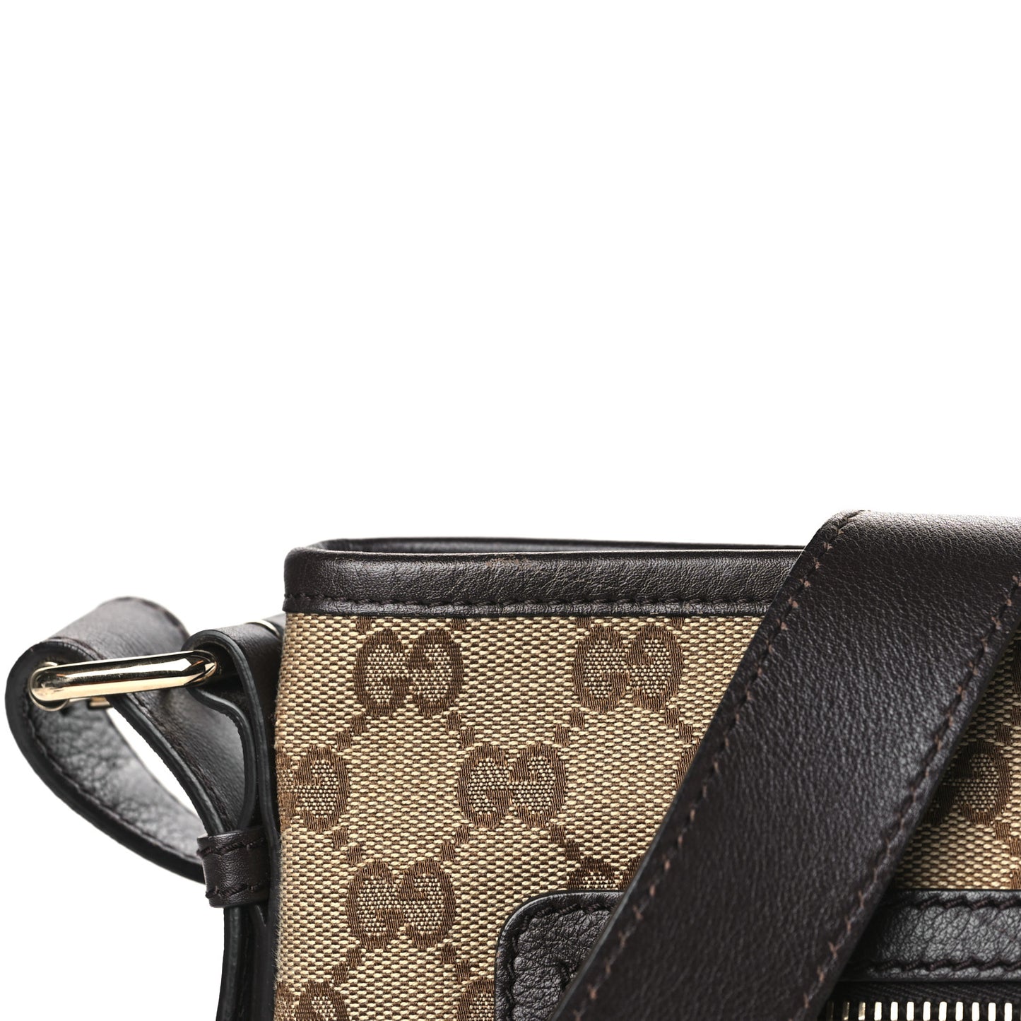 Monogram Messenger Bag Dark Brown