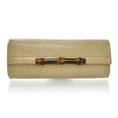 Gucci Leather Bamboo Clutch Bag 1 of 9