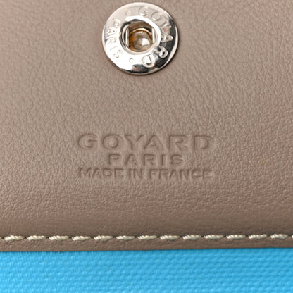 Goyard Goyardine Saint Louis Claire Voie GM Grege Turquoise 7 of 12