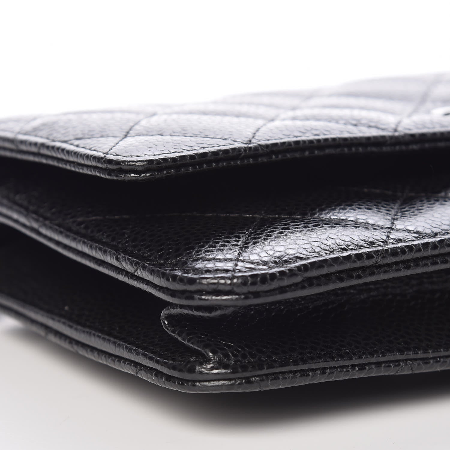 Chanel Caviar Quilted Wallet On Chain WOC Black 9 of 11