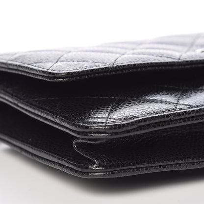 Chanel Caviar Quilted Wallet On Chain WOC Black 9 of 11