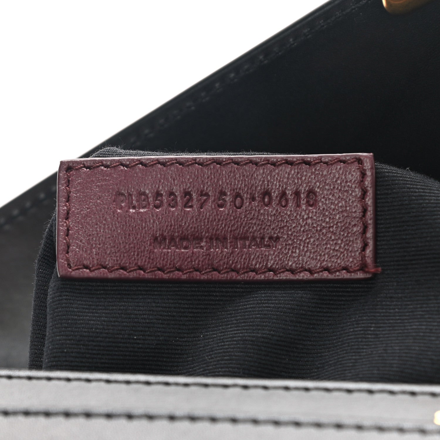 Saint Laurent Smooth Calfskin Monogram Cassandra Clasp Bag Black 7 of 10