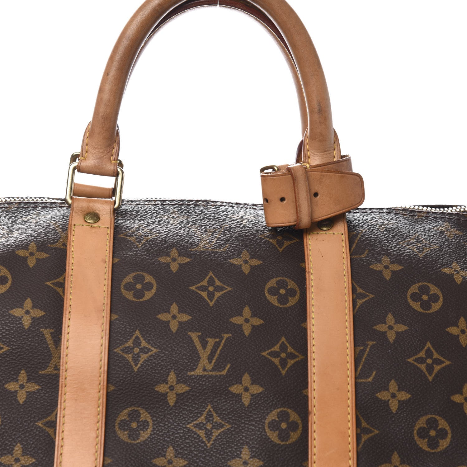 Louis Vuitton Monogram Keepall Bandouliere 55 10 of 13