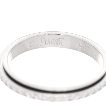 Piaget 18K White Gold Diamond .35ctw Possession Wedding Band Ring 47 4 4 of 6