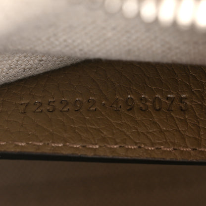 Gucci Piuma Calfskin Jumbo GG Embossed Mini Duffle Bag Good Taupe 7 of 13