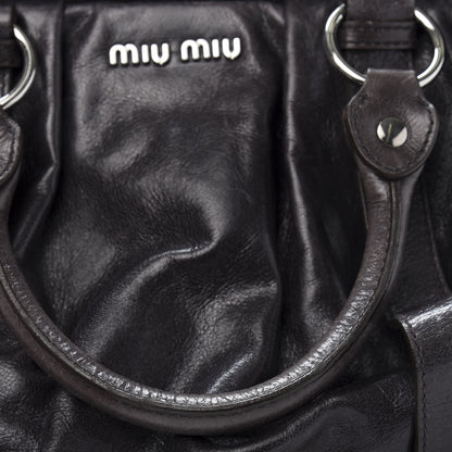 Miu Miu Vitello Shine Top Handle Satchel 11 of 12