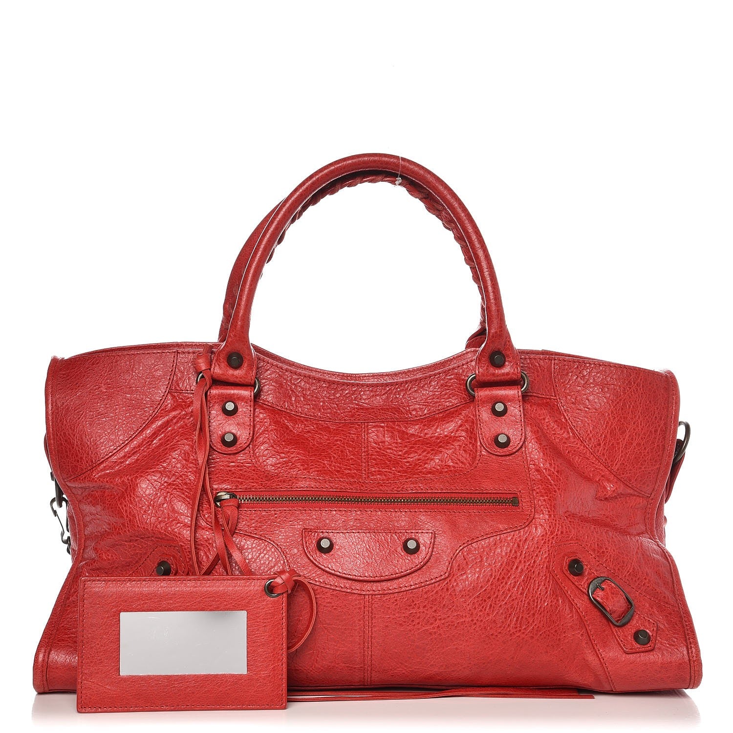 Balenciaga Agneau Classic Hardware Part Time Rouge Coquelicot 1 of 10