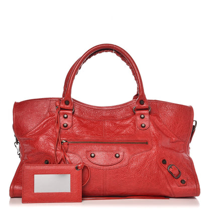 Balenciaga Agneau Classic Hardware Part Time Rouge Coquelicot 1 of 10