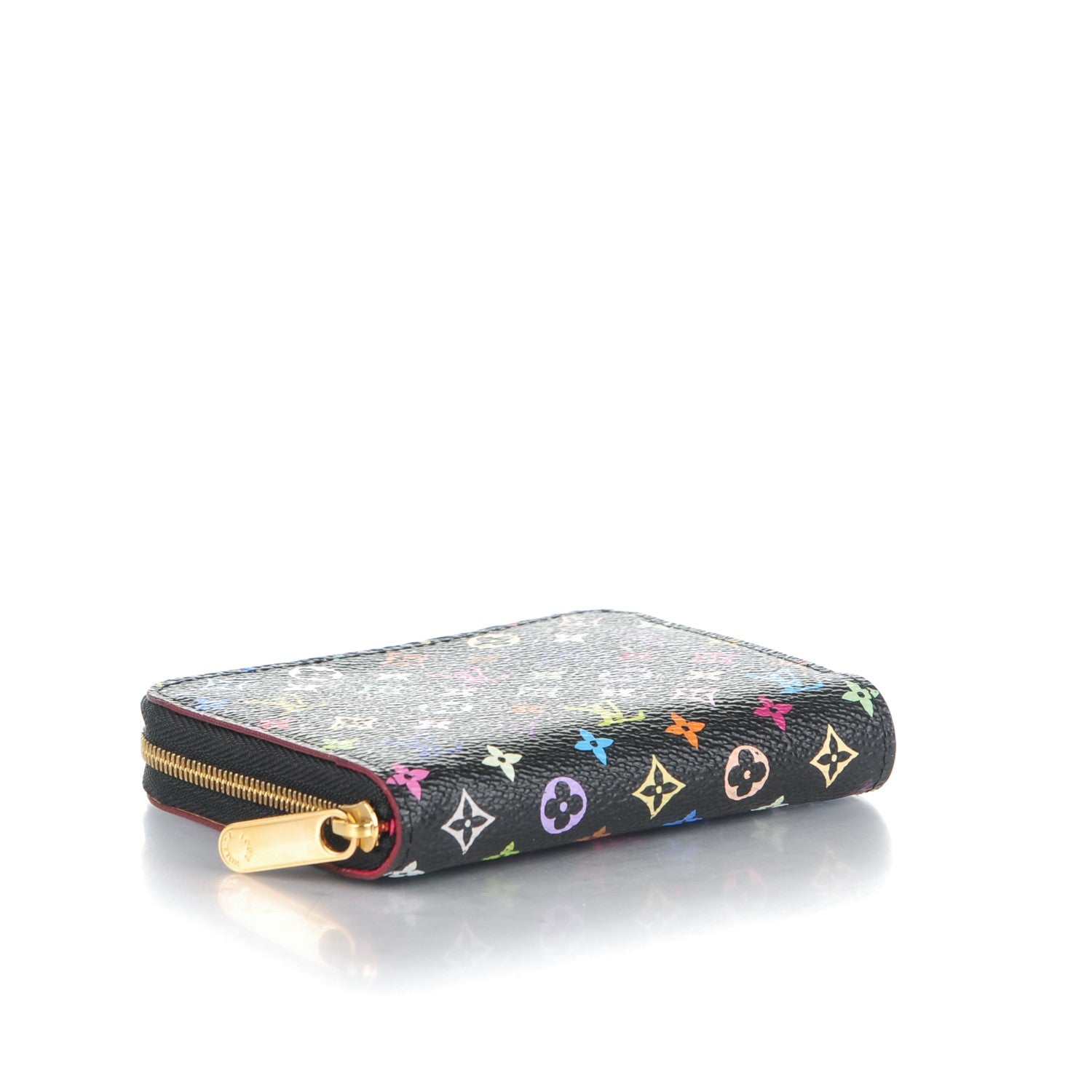 Louis Vuitton Monogram Multicolor Zippy Coin Purse Black Grenade 4 of 7