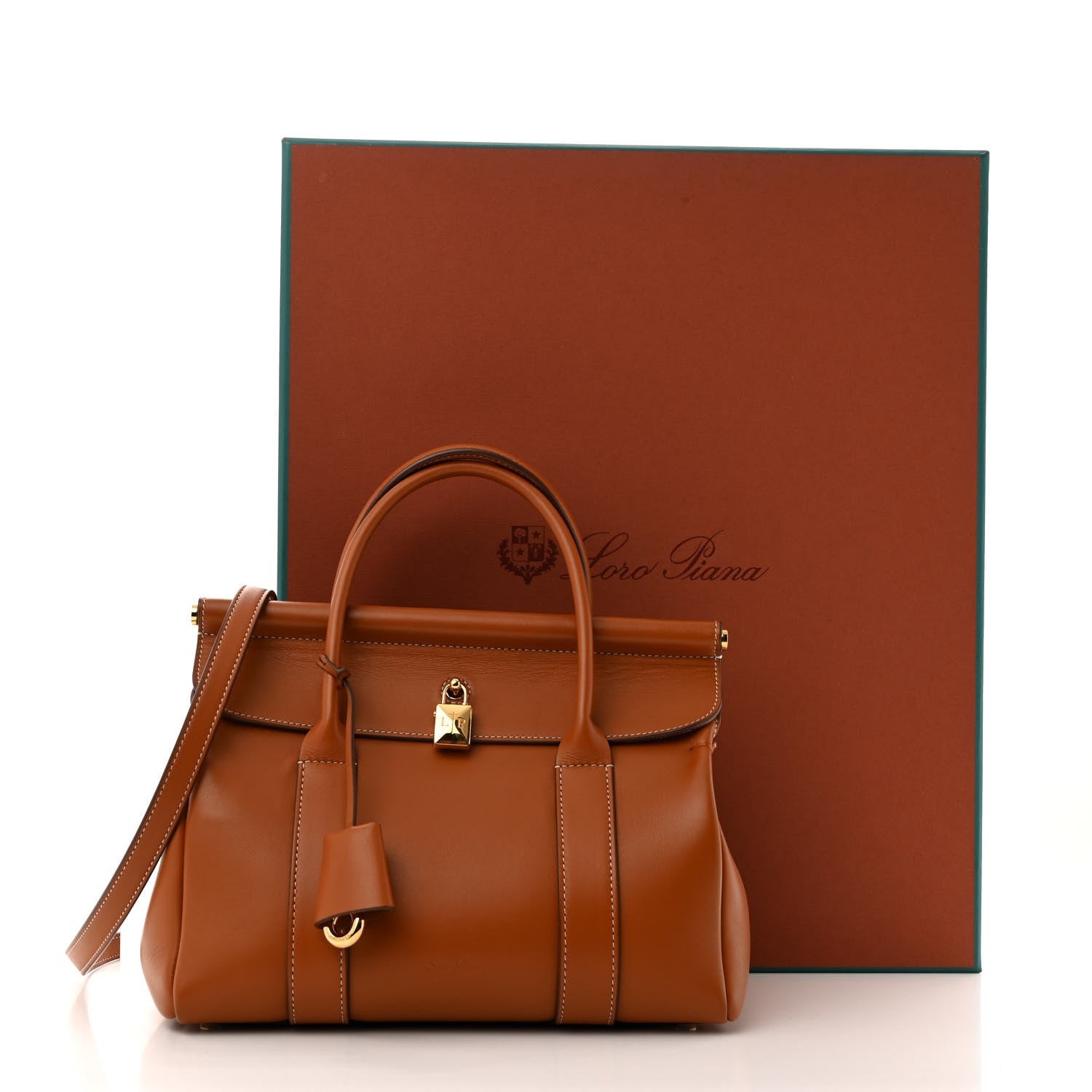 Loro Piana Calfskin L25 Loom Bag Warm Tan 1733559 – FASHIONPHILE