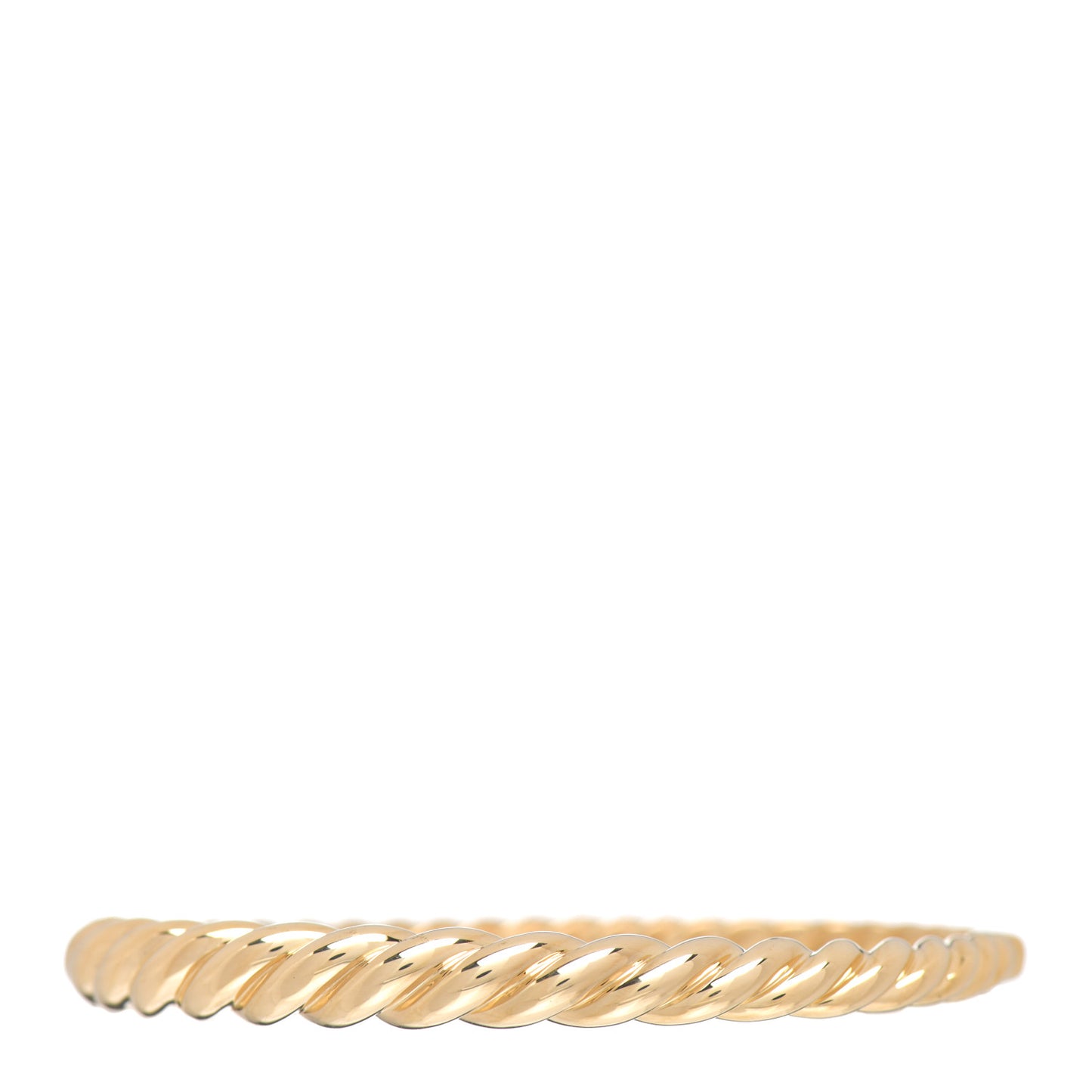 18K Yellow Gold 6mm Pure Form Cable Bracelet