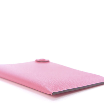 Hermes Epsom Tarmac PM Passport Holder Rose Azalee 6 of 7
