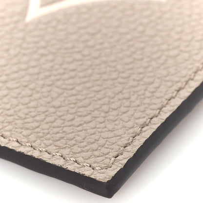 Louis Vuitton Empreinte Monogram Giant Pochette Felicie Zippered Insert Tourterelle Creme 8 of 8
