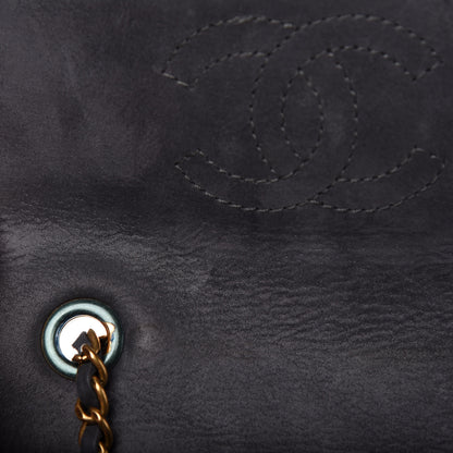 Chanel Iridescent Calfskin Stitch Mini Square Flap Grey 8 of 11