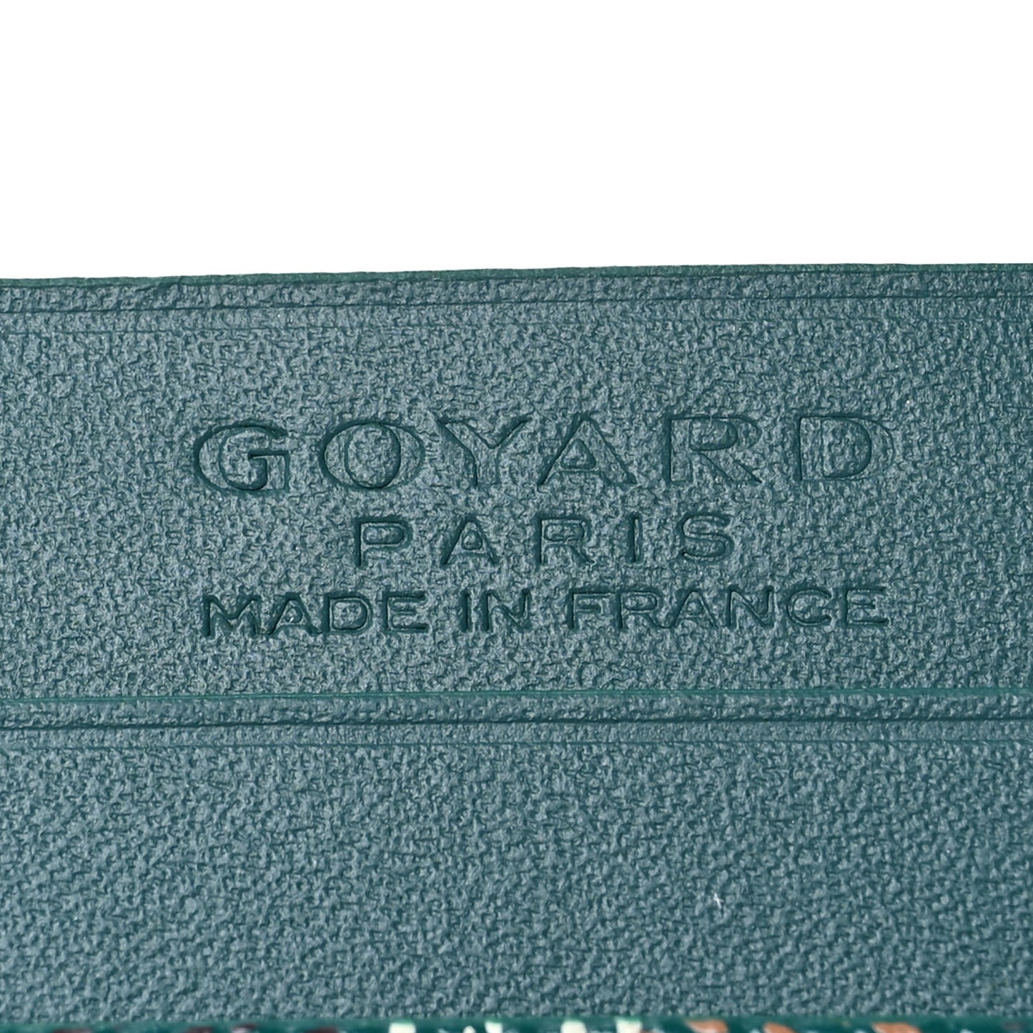 Goyardine Saint Sulpice Card Holder Green