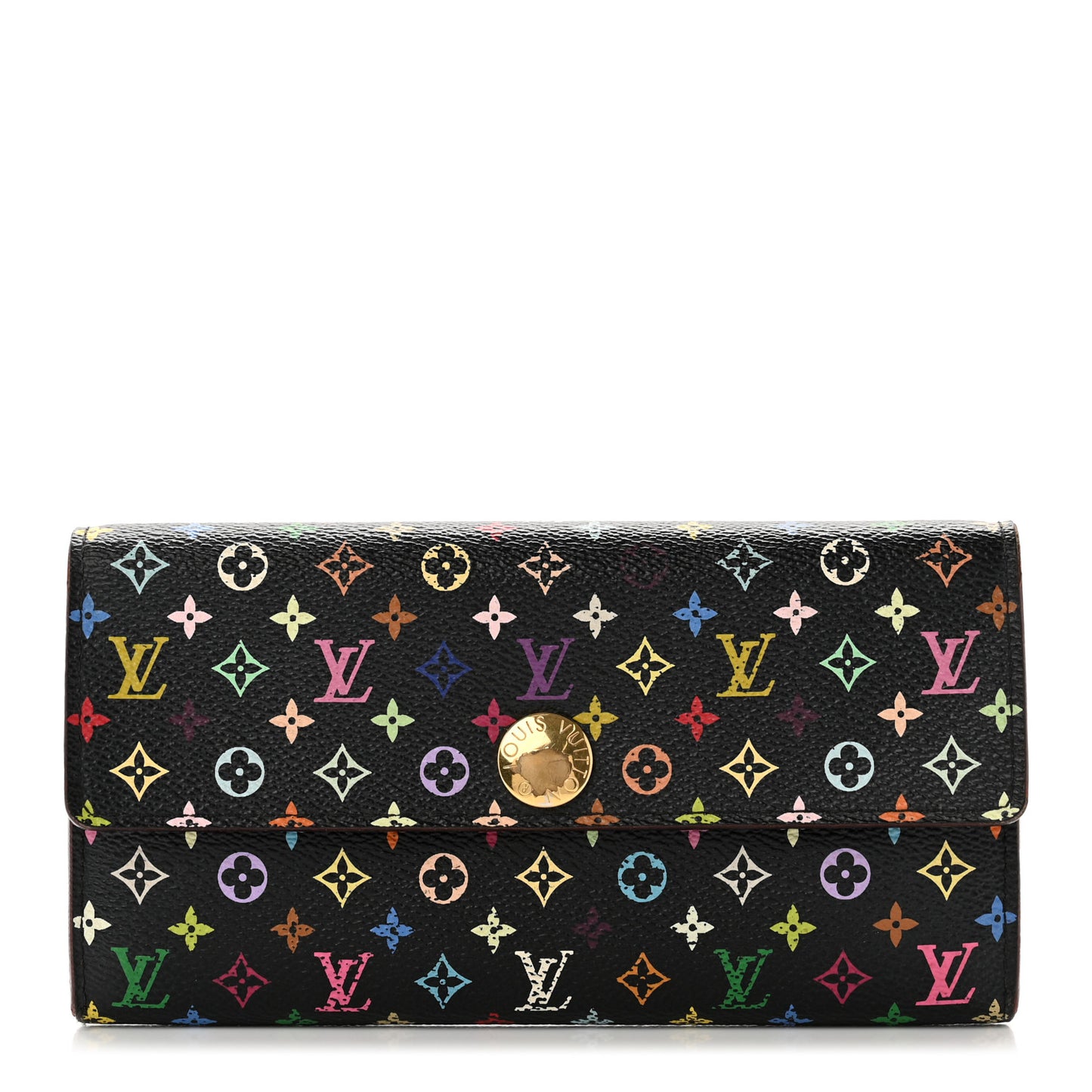 Monogram Multicolor Sarah Wallet Black Grenade