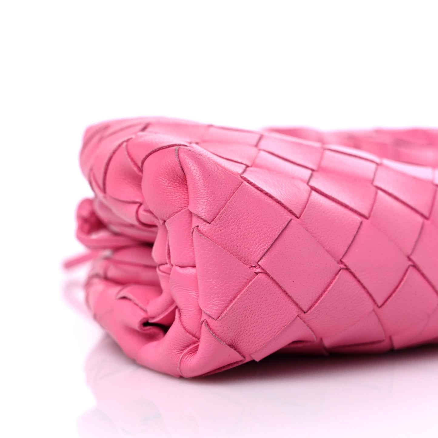 Nappa Intrecciato The Mini Pouch Rosa Shock