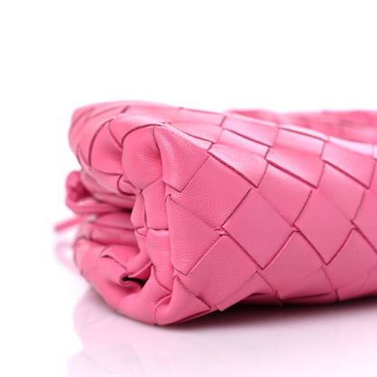 Bottega Veneta Nappa Intrecciato The Mini Pouch Rosa Shock 8 of 9