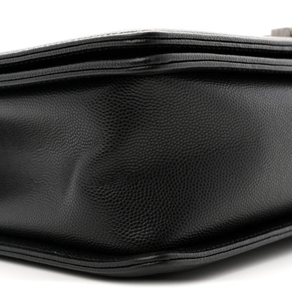 Chanel Caviar Quilted New Medium Boy Flap Black 9 of 10