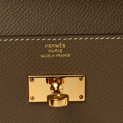 Hermes Epsom Kelly Longue Wallet Etoupe 5 of 8