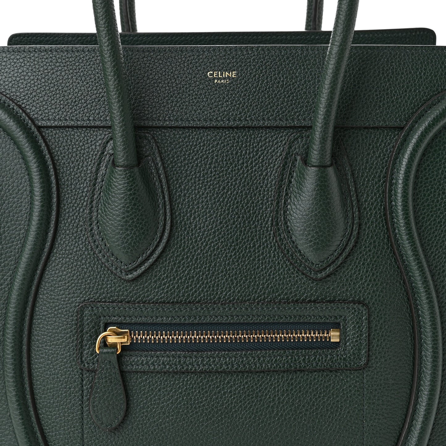Drummed Calfskin Micro Luggage Amazone
