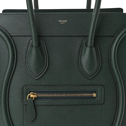 Celine Drummed Calfskin Micro Luggage Amazone 8 of 10