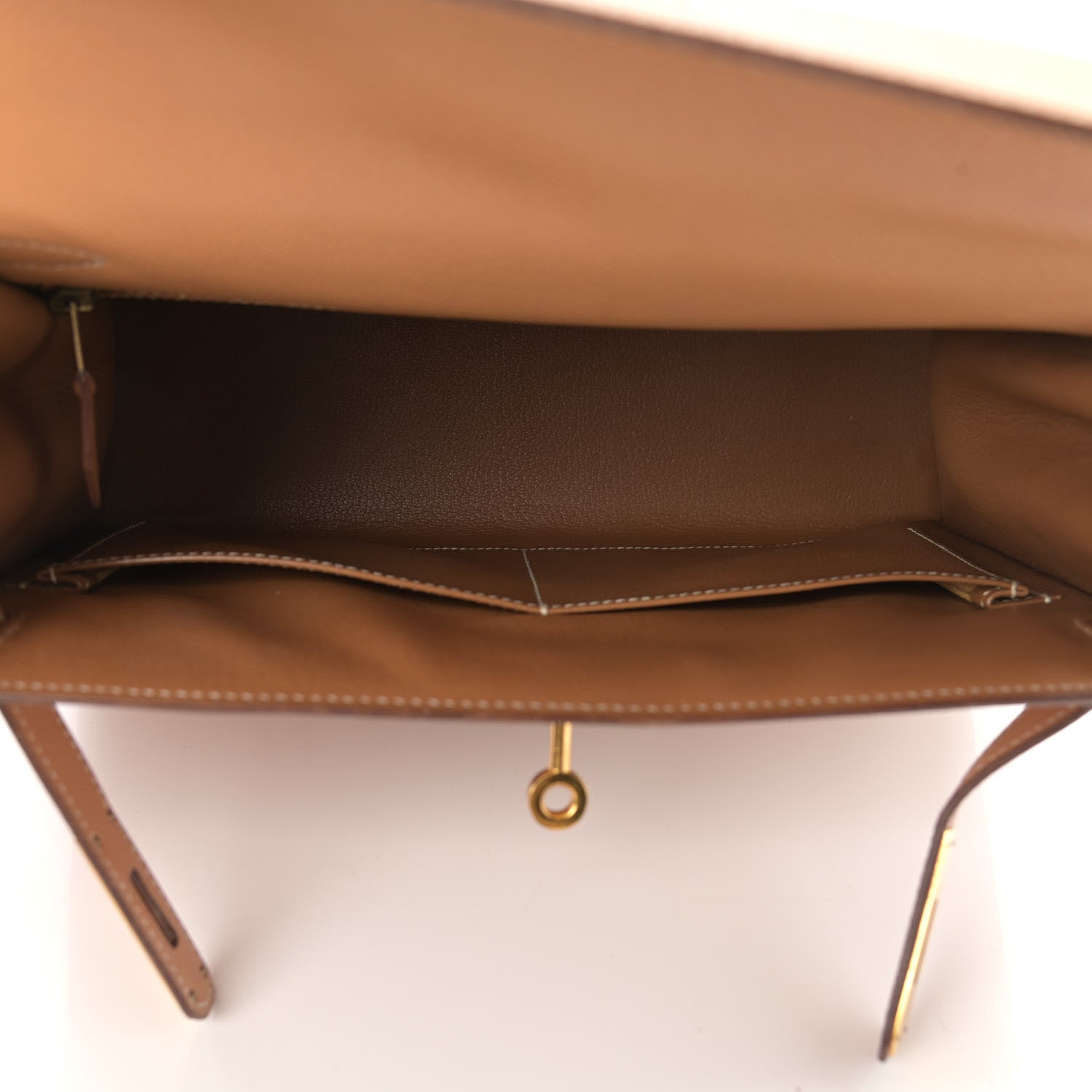Hermes Courchevel Kelly Sellier 28 Tabac Camel 5 of 14