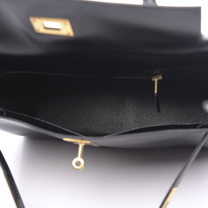 Hermes Box Kelly Retourne 32 Black 5 of 15
