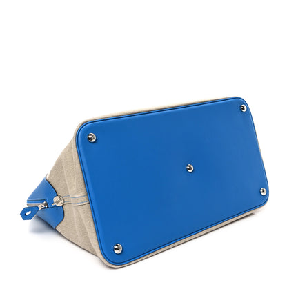 Hermes Toile De Camp Evercolor Bolide 45 Ficelle Bleu Hydra 4 of 11
