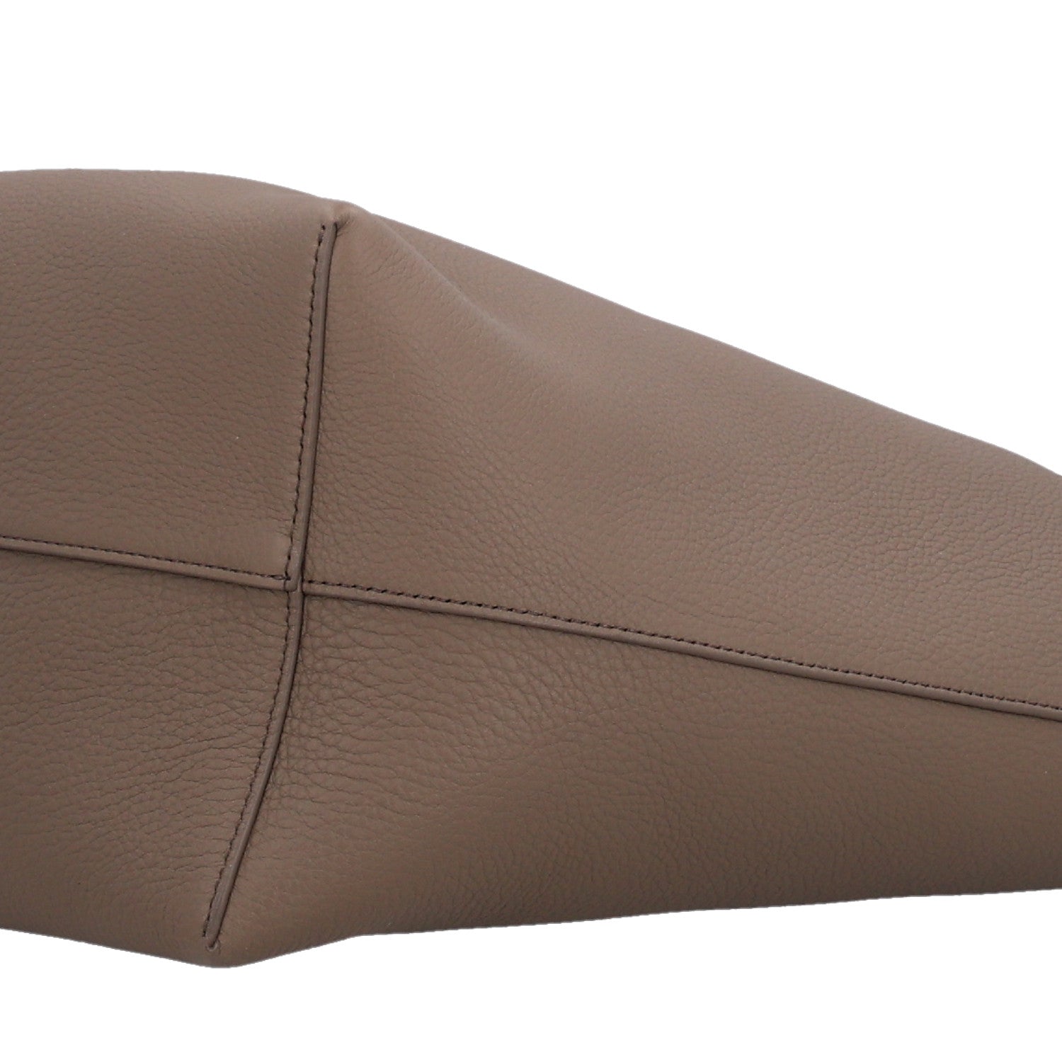 The Row Grained Calfskin Medium N/S Park Tote Smoked Taupe 9 of 9