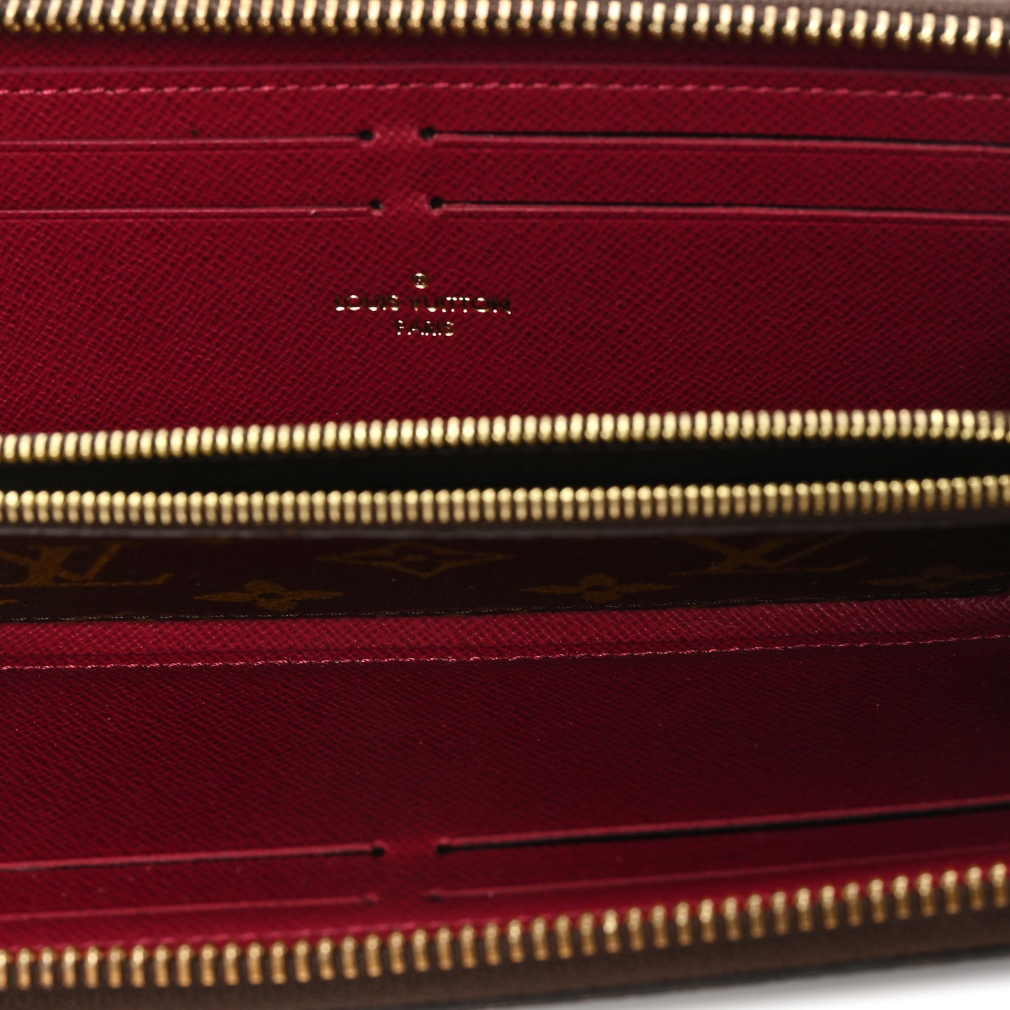 Monogram Clemence Wallet Fuchsia