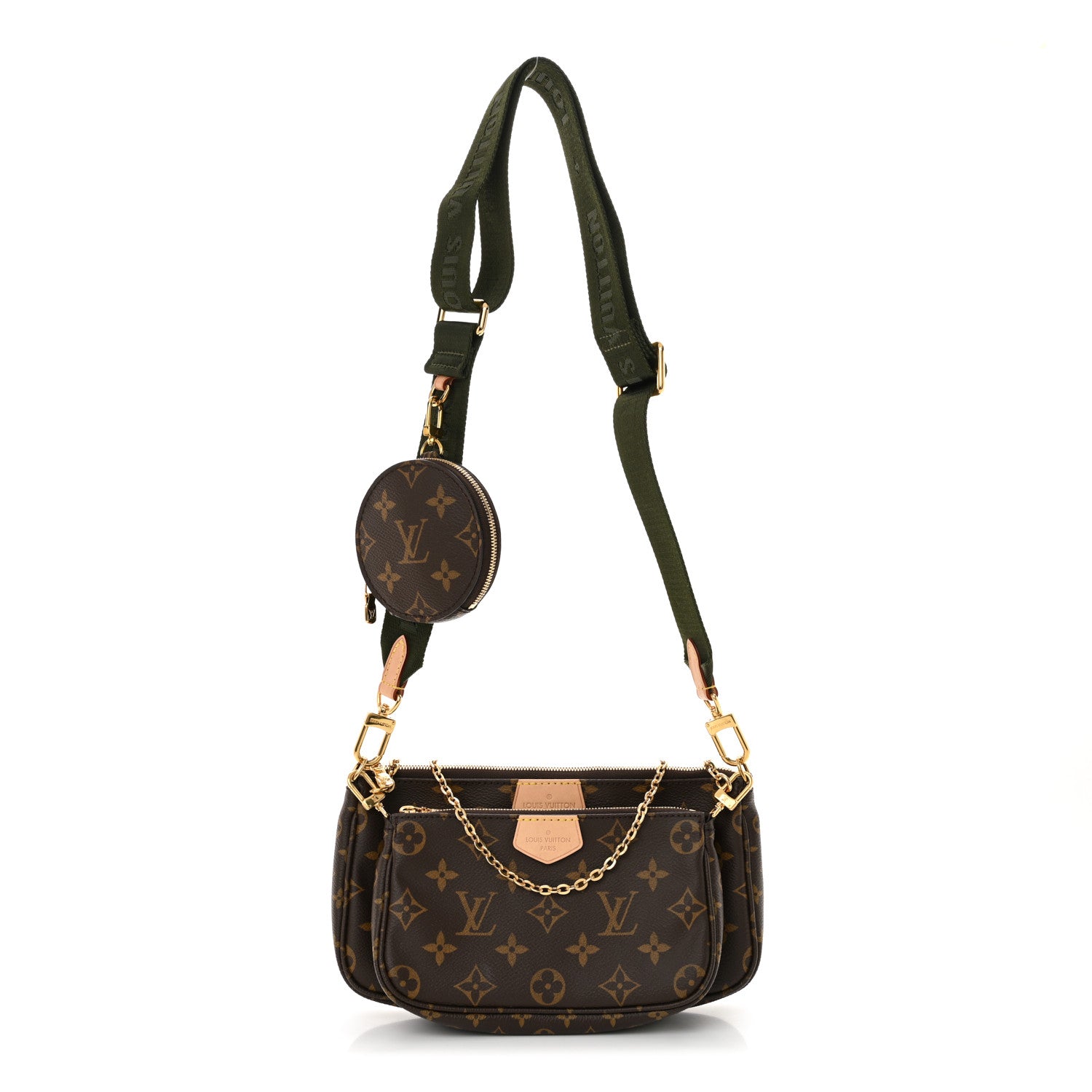 Louis Vuitton Monogram Multi Pochette Accessories Kaki 1 of 12