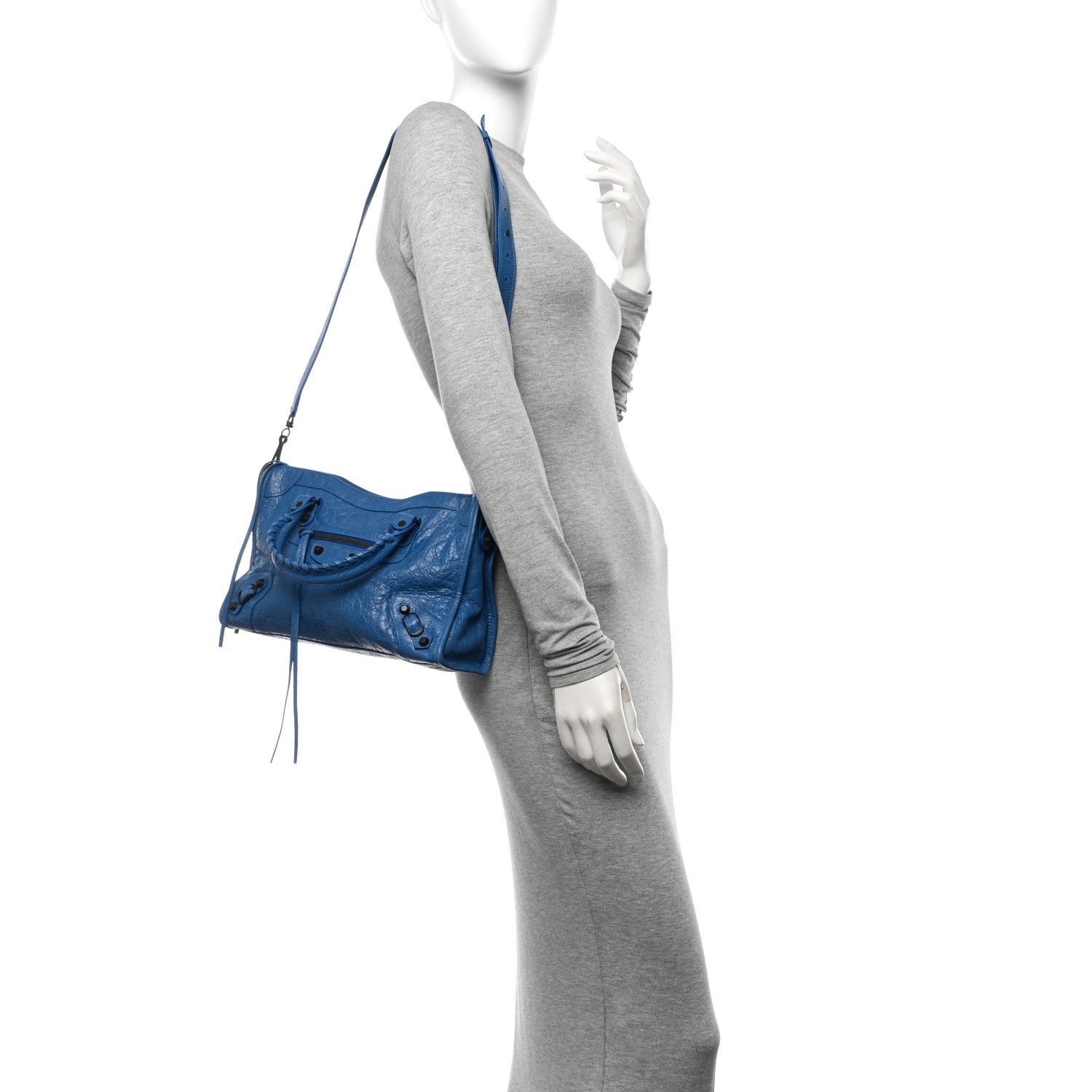 Balenciaga Agneau Arena Classic Hardware Small Le City Blue 2 of 11