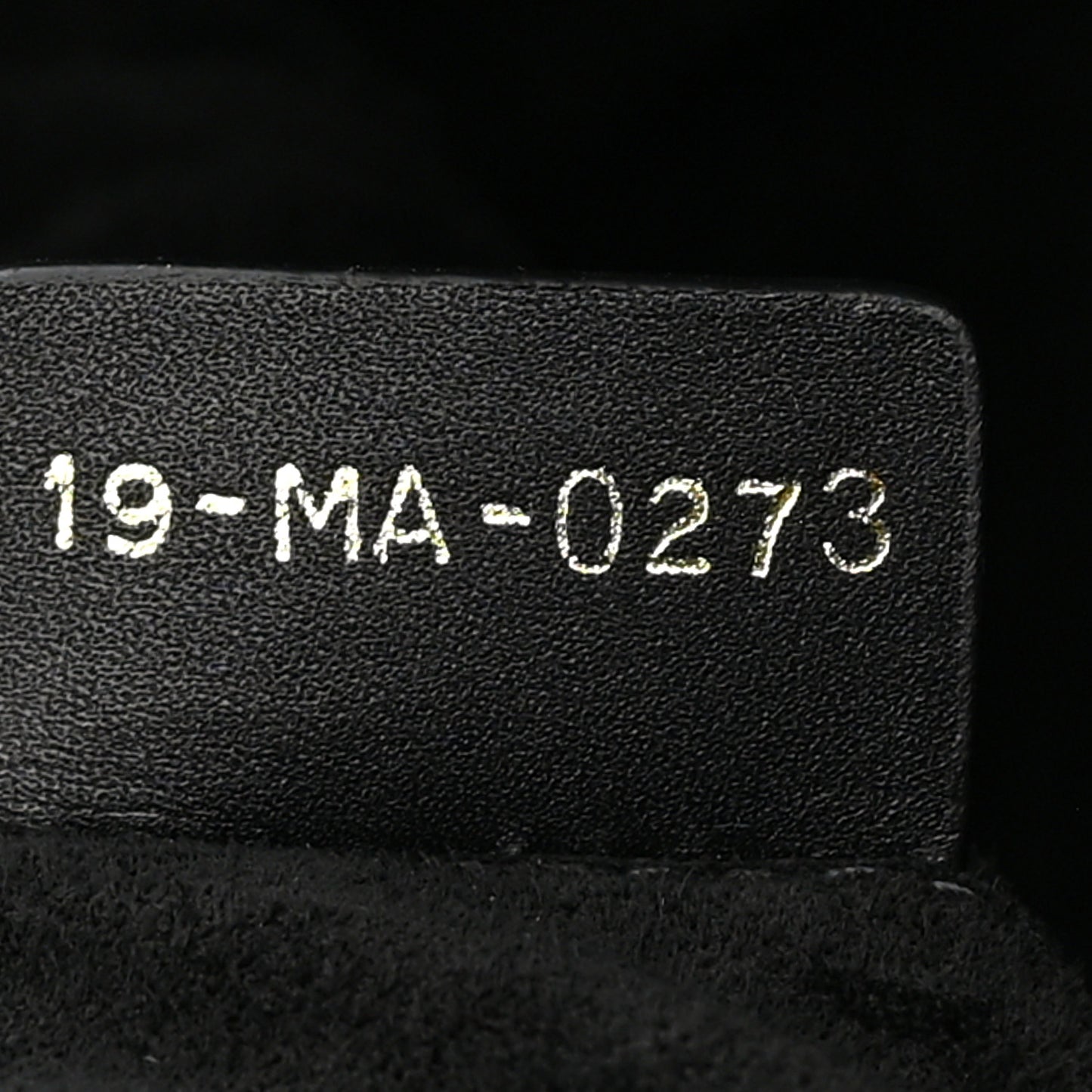 Calfskin Macrocannage Large Toujours Black