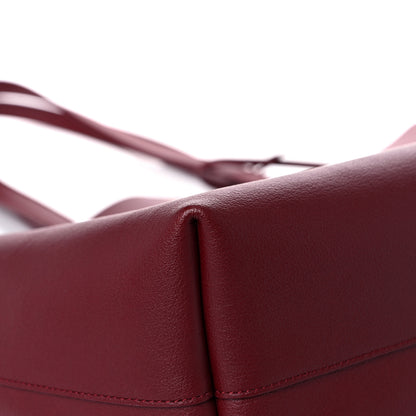 Saint Laurent Calfskin Large Shopping Tote Rouge Legion 6 of 10