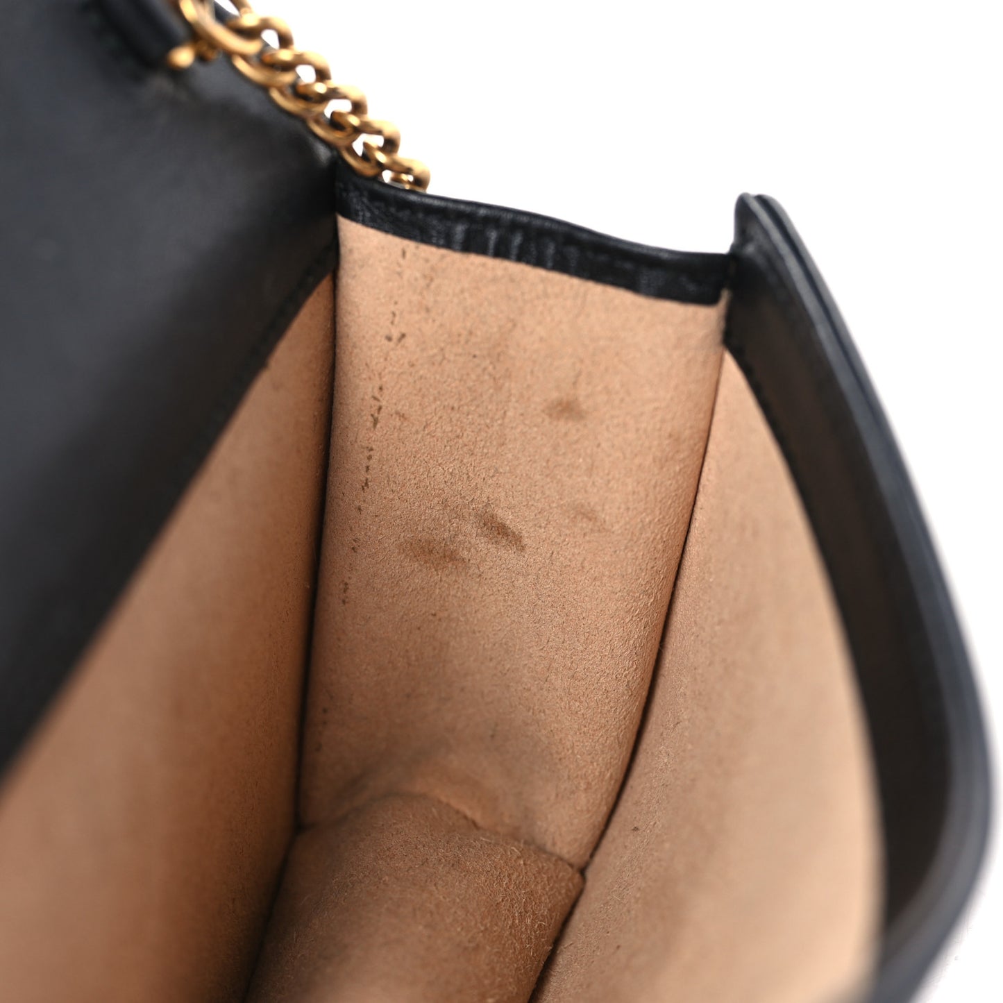 Calfskin Matelasse GG Marmont Mini Bag Black