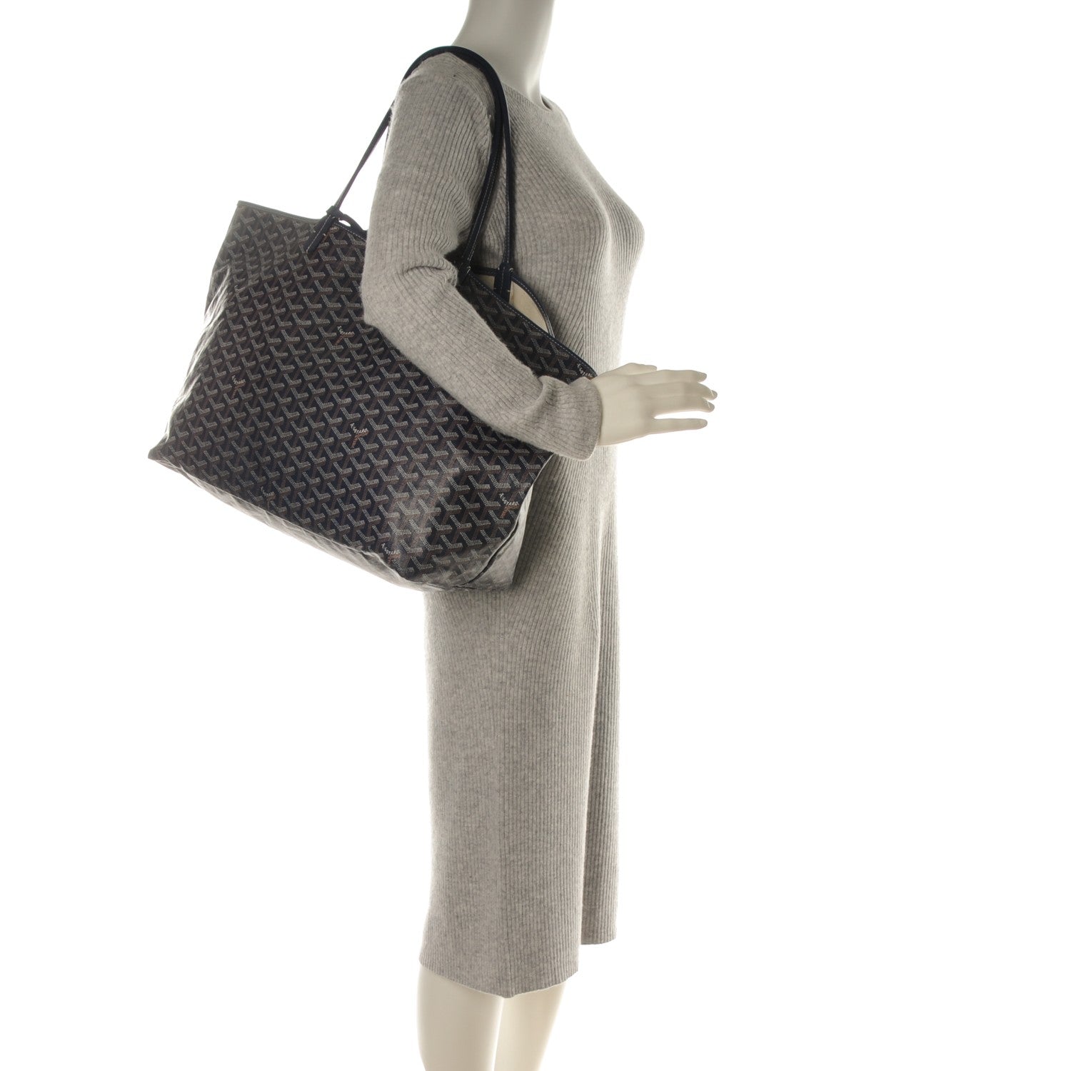 Goyard Goyardine Saint Louis GM Navy 2 of 11
