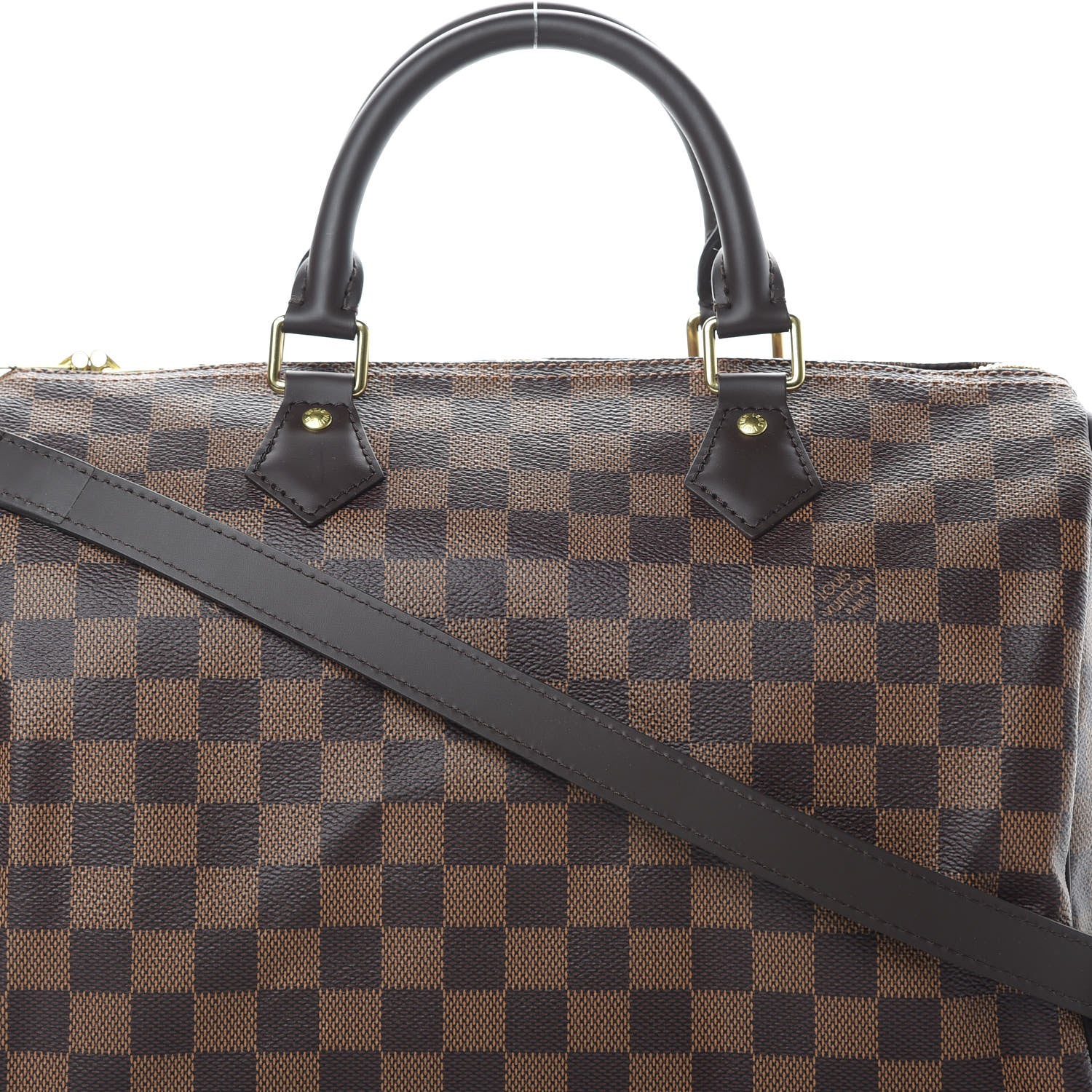 Louis Vuitton Damier Ebene Speedy Bandouliere 30 9 of 11