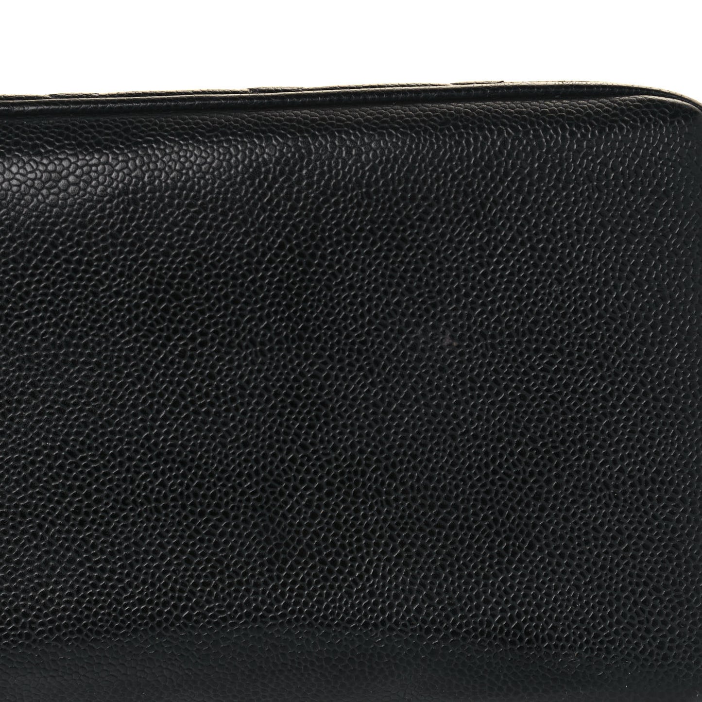 Caviar Quilted Medallion Tote Black