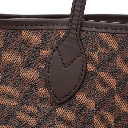 Louis Vuitton Damier Ebene Neo Neverfull MM Rose Ballerine 12 of 17