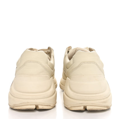 Gucci Calfskin Logo Womens Rhyton Sneakers 37 Ivory 6 of 10