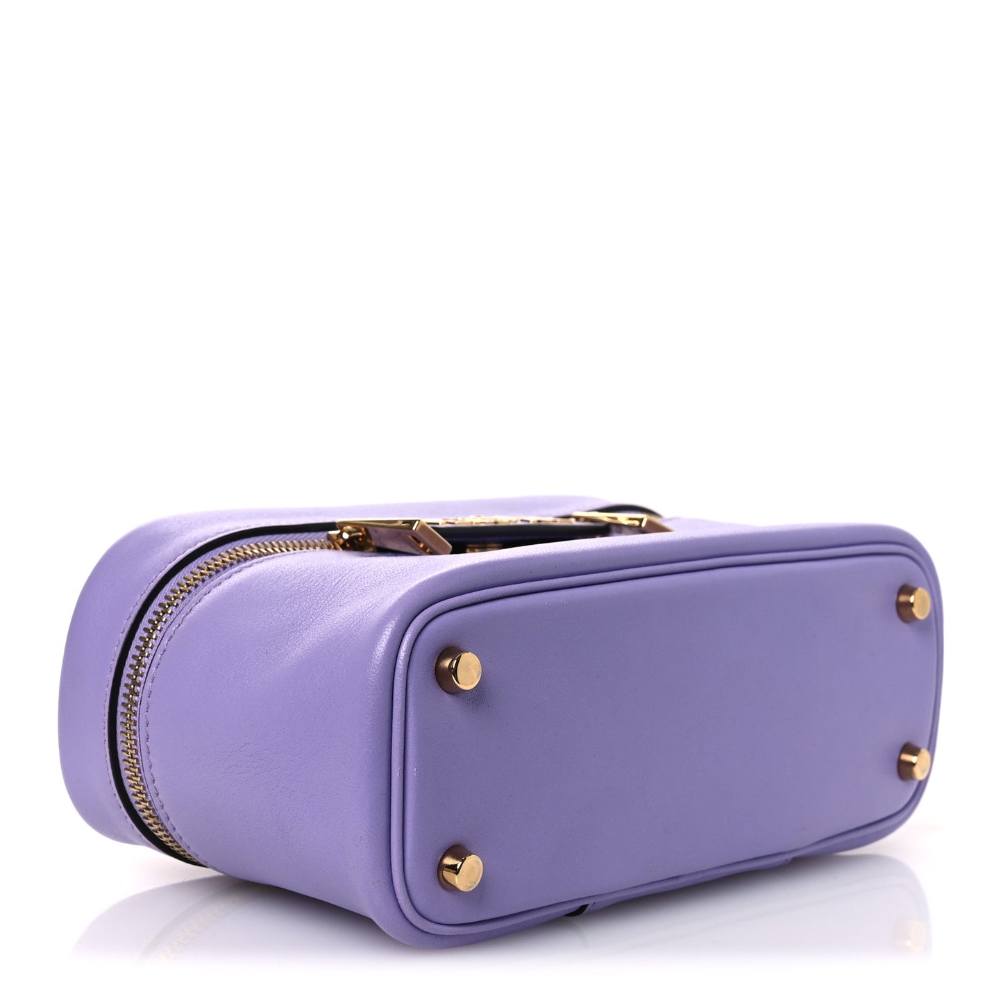 Lambskin Tag Vanity Bag Lilac