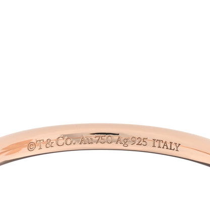 Tiffany 18K Rose Gold Sterling Silver Return to Tiffany Love Bugs Butterfly Ring 54 6.75 4 of 5