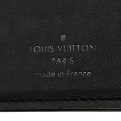Louis Vuitton Calfskin Monogram Shadow Multiple Wallet Black 6 of 8