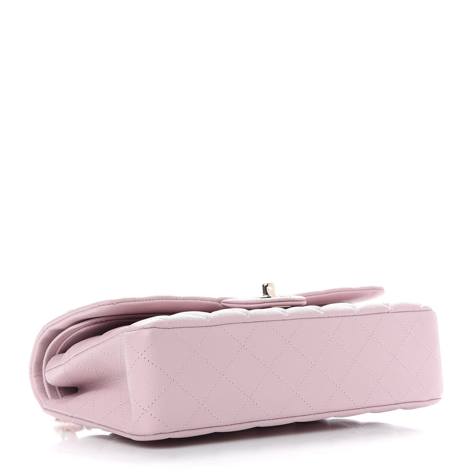 Chanel Caviar Quilted Medium Double Flap Light Pink 4 of 9