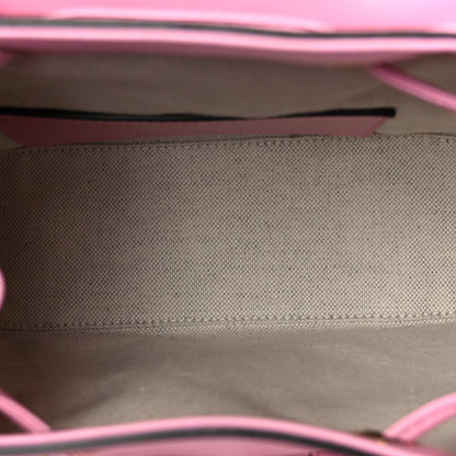 Gucci Calfskin Bamboo Backpack Glossy Pink 5 of 11