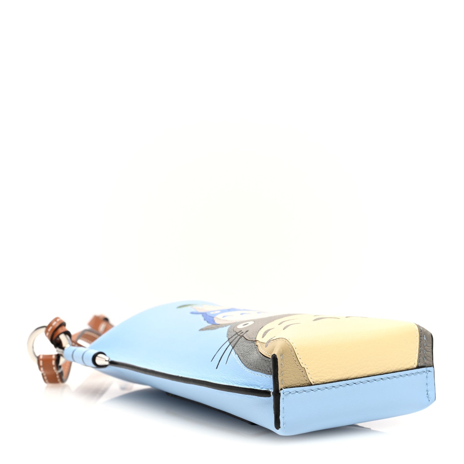 Loewe X MY NEIGHBOR TOTORO Calfskin Gate Pocket Blue Tan Multicolor 4 of 11