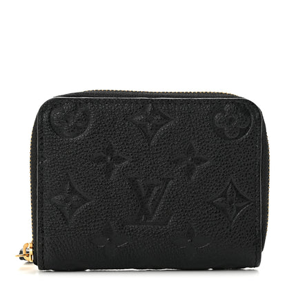 Louis Vuitton LOUIS VUITTON Empreinte Zippy Coin Purse Black 1 of 6