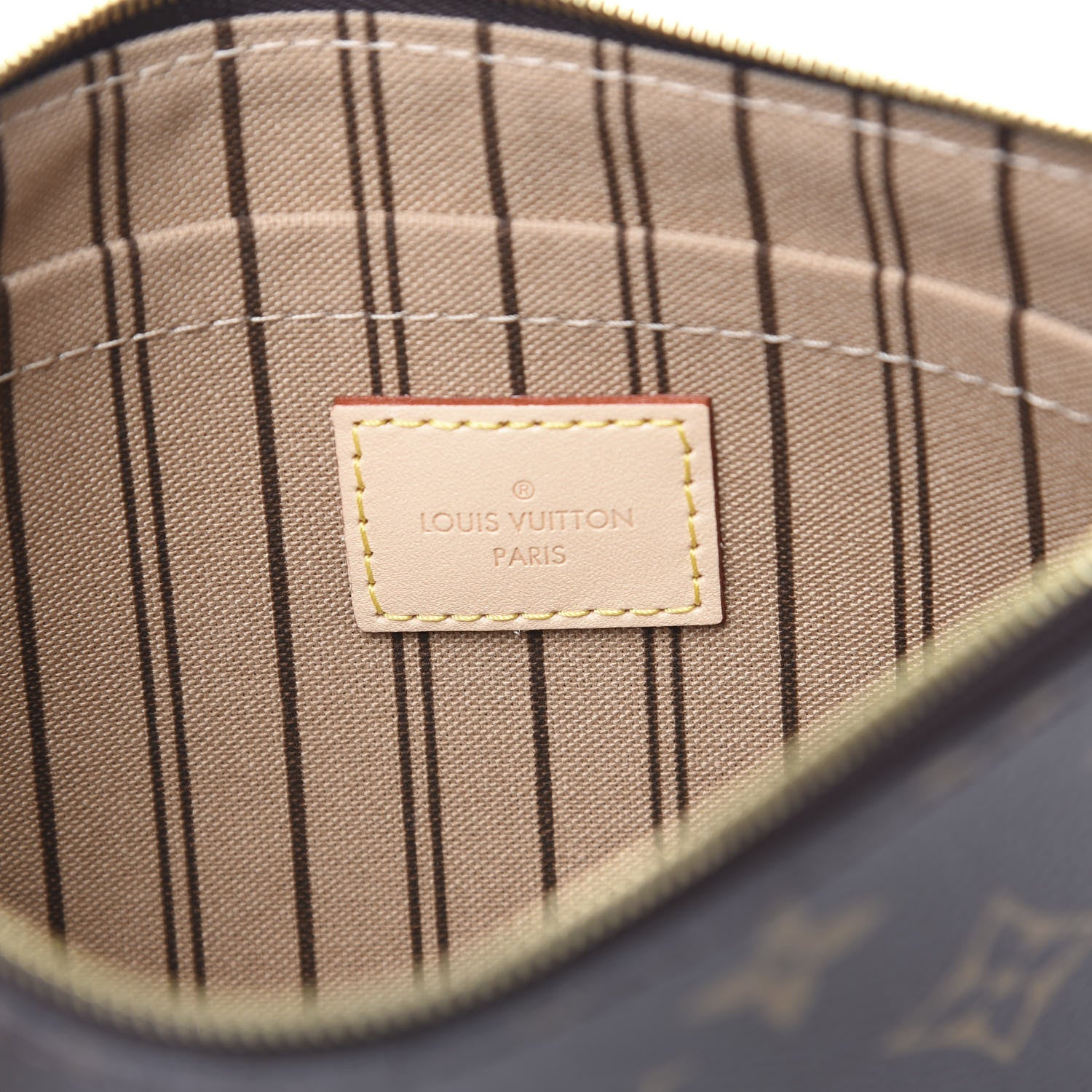 Louis Vuitton Monogram Neverfull MM GM Pochette 5 of 6